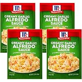McCormick Creamy Garlic Alfredo Sauce Mix,1.25 oz Packets (Pack of 4)