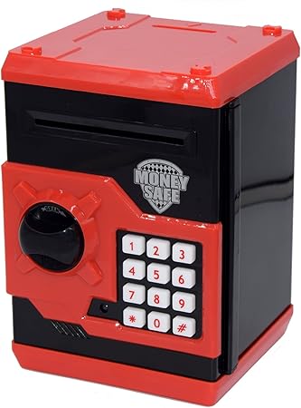 amazon co jp code electronic piggy bank mini atm electronic piggy bank coin bank coin box for kids password to unlock with electronic lock security coded numbered for kid s to be a wonderful