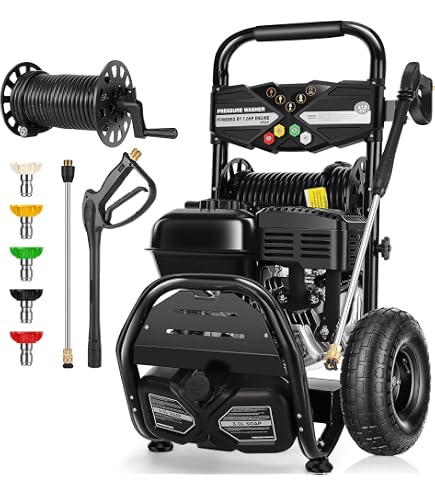 Amazon.com: Lavadora a presión de gas profesional 4200PSI, 4GPM