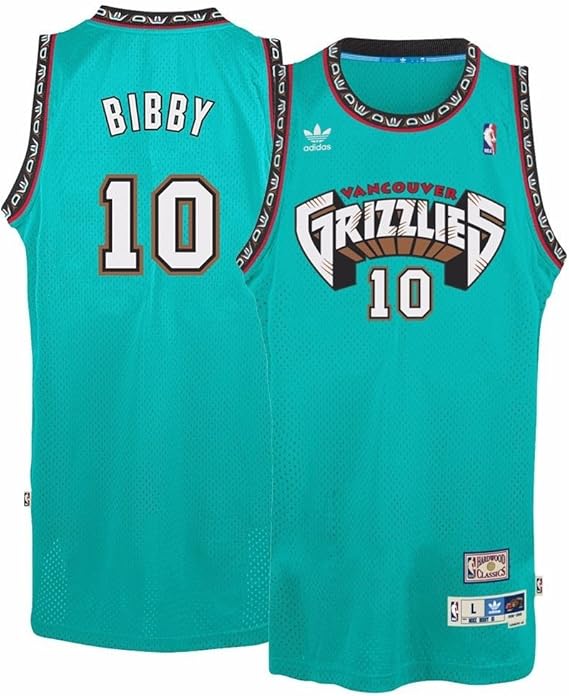 Adidas Mike Bibby Vancouver Grizzles Nba Throwback Swingman Jersey Trikot Teal Amazon De Bekleidung