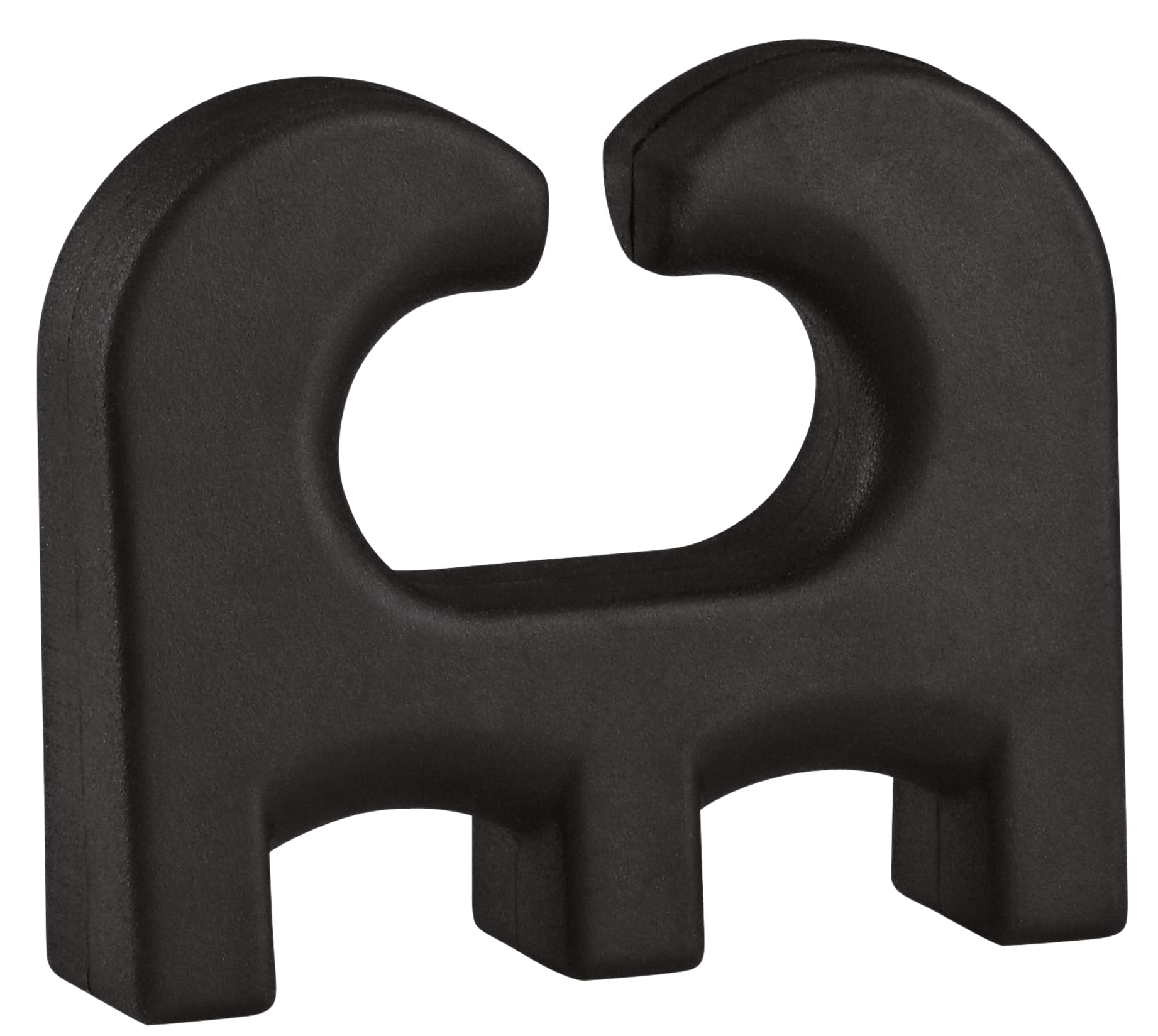 Meinl Percussion Conga Risers Set - 4 Rubber Feet for Conga Instruments - Accessories - Flexible - Plastic, Black (MCR-BK)