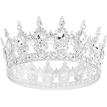 tiara - プリン★さま　おまとめ Amazon.com: ATODEN Silver Tiara Crown for Women Girls