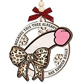 Naughty Christmas Ornaments - Funny Ornaments for Adults 2025, Gag Gifts for Couples, Wife, Husband, Her, Him - Wooden Naughty Ugly Christmas Tree Hanging, Dirty White Elephant Gift Ideas