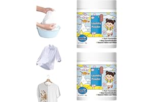 Hyper Concentrated Strong Stain Remover Powder, 16.67 Fl Oz Oxygen Laundry Powder, Stain Removers For Clothes Laundry, Safe O