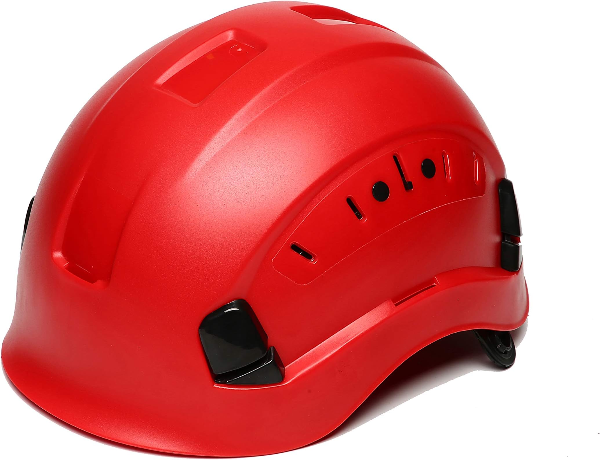 Uninova Safety Hard Hat - Adjustable ABS Climbing Helmet - 6-Point Suspension, Perfect for Riding, Climbing and Construction (Red)