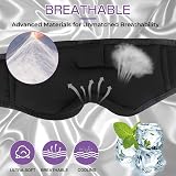 LC-dolida Bluetooth Sleep Mask Headphones Ice Silk 15H Battery view 4