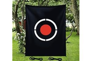 DOUBLERIVER Golf Target Cloth for Net Replacement Indoor/Outdoor Real Ball Practice Target Training Aids for Garage/Backyard