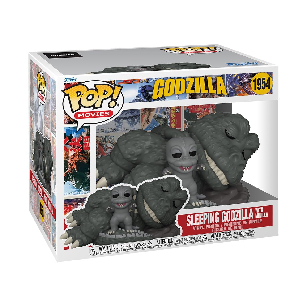 Funko POP! Super: Godzilla - Sleeping Godzilla with Minilla - Collectable Vinyl Figure - Gift Idea - Official Merchandise - Toys For Kids & Adults - Model Figure for Collectors and Display