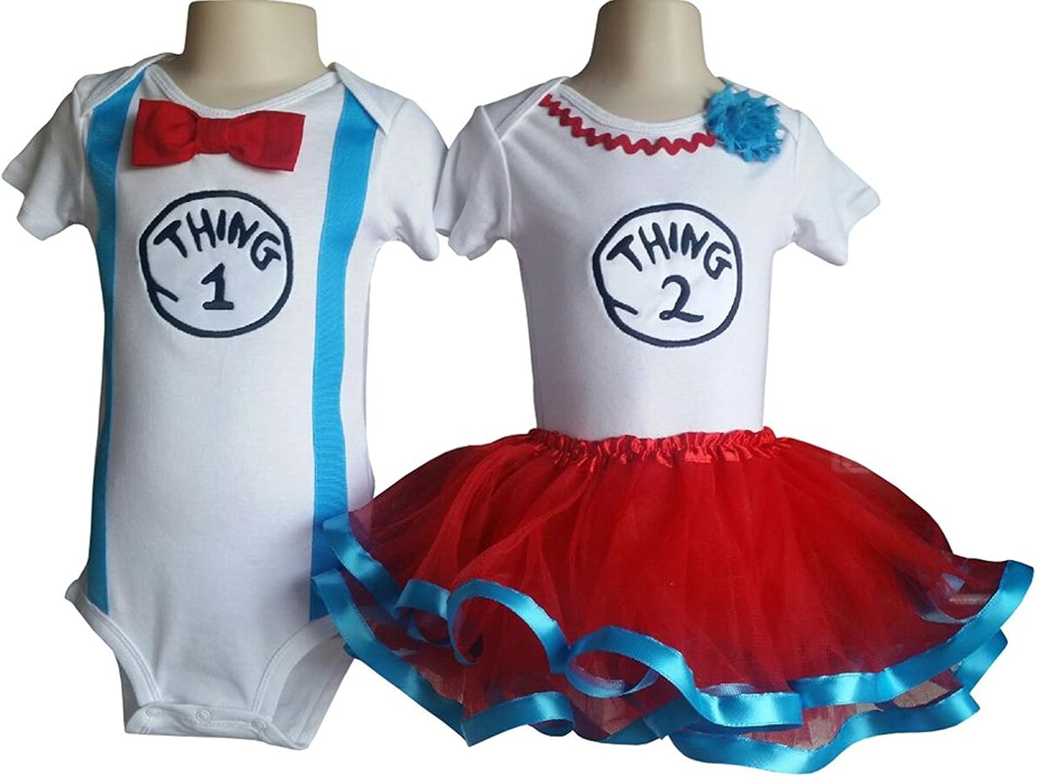 thing 1 and thing 2 outfits for twins