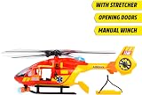 Dickie Toys Airbus H145 Rescue Helicopter 36cm Wind-Up Lights Sound view 3