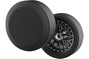 RVMATE RV Spare Tire Cover - Fits 27" Diameter, Waterproof Anti-UV Black Tire Cover for RV/Truck/Trailer/SUV/Jeep