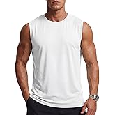 Cavva Men's Sleeveless Shirt Quick Dry Tank Tops for Men UPF 80+ Athletic Gym Workout Muscle Swim Shirts