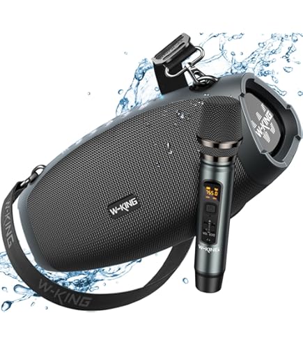 Amazon.com: W-KING Portable Loud Bluetooth Speakers with Wireless
