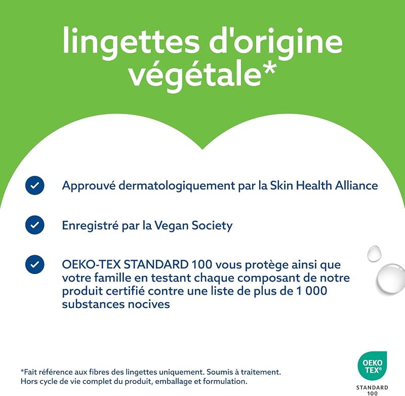 Peau Sensible+ Lingettes Hydratation Intense, 1 Paquet