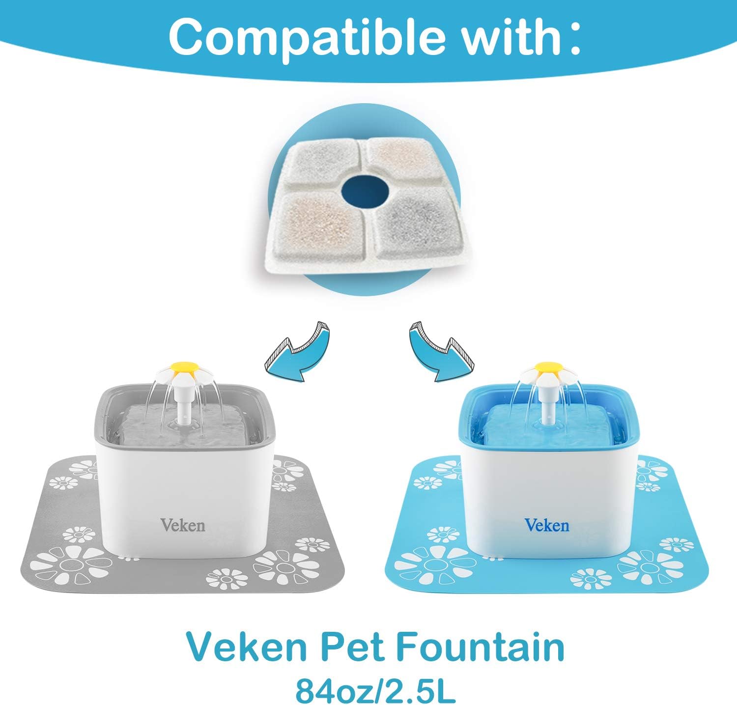 veken pet fountain website