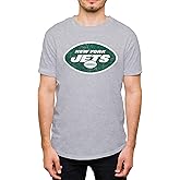 Hybrid Sports NFL - New York Jets - Distressed Team Logo - Men's and Women's Short Sleeve T-Shirt - Size Large - New York Jets - Athletic Heather