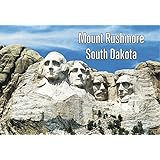Mount Rushmore National Memorial, South Dakota, SD, Washington, Jefferson, Roosevelt, Lincoln, 2 x 3 Fridge Photo Magnetic Back