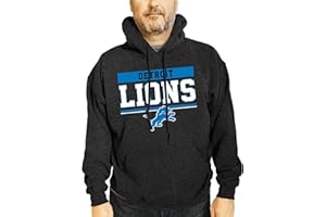 Team Fan Apparel NFL Adult Gameday Charcoal Hooded Sweatshirt - Cotton & Polyester Blend - Stay Warm and Represent Your Team