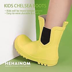 Hehainom Toddler Kids Rain Boots for Girls Boys
