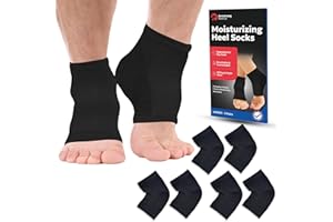 Moisturizing Socks for Men & Women | Cracked Heel Treatment with Aloe Vera | Moisturizer Foot Callus Remover | Aloe Socks for