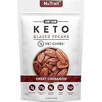 NuTrail™ - Keto Glazed Nuts Snack - Delicious Healthy Nut Mix - Only 1 Net Carb Per Serving - Keto Snacks & Low Carb Food (10