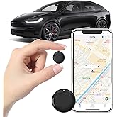 GPS Tracker for Vehicles - Car Tracker Device Hidden for Vehicles, Real-Time Mini Tracker Device for Vehicles, No Monthly Fee Subscription No SIM Card Required(Available for Android and iOS) (Black)