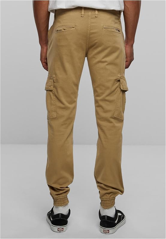 Pantaloni Uomo Cargo, in Stile Militare, Pantaloni Cargo Jogging con Grandi Tasche Laterali, Disponibile in Diversi Colori e Taglie 30 - 44 — foto 8 di 8