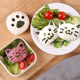 Koonafy Cute Cartoon Sushi Rice Ball Mold Kit for Bento & Picnic view 5