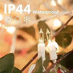 Brightown Christmas String Lights 2 Pack Clear Warm