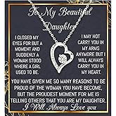 Onepurposegifts To My Daughter Gifts, Gifts for Daughter, Father Daughter Gifts, Gifts For Daughter From Dad, Daughter Necklaces, Daughter Necklace From Dad
