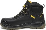 DEWALT Newark Waterproof Safety Boots Black Size 9 Steel Toe S3 WR SRA view 3