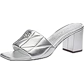 COACH womens Holly Block Heel Sandals With Quilting | Dress Sandals