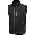 Willit Men's Golf Vest Lightweight Softshell Vest Outerwear Sleeveless Jacket Hiking Runing Causal
