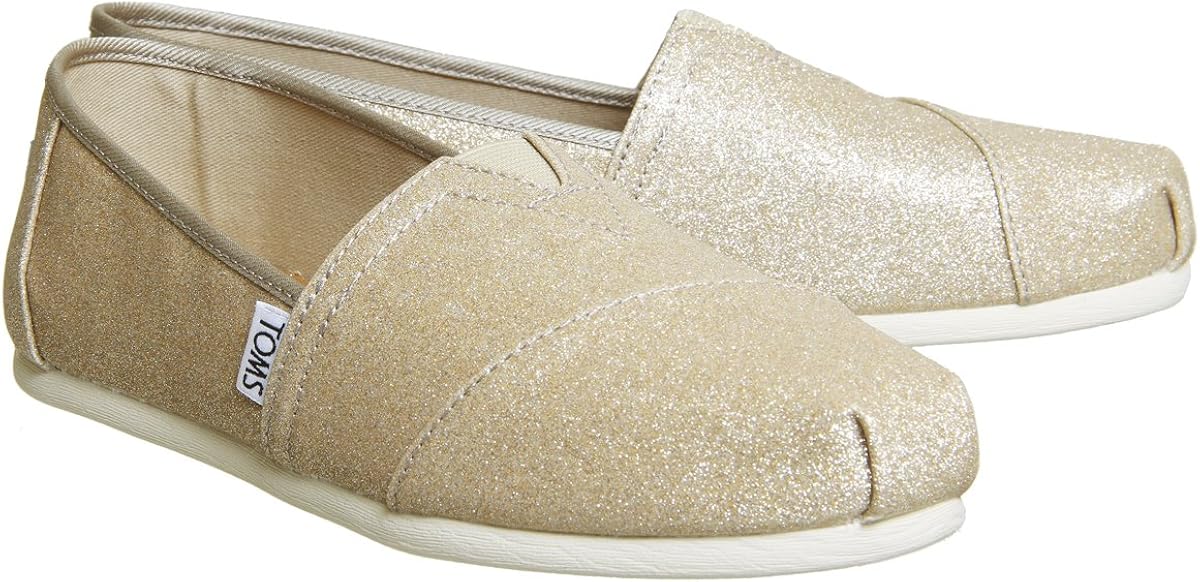 toms classic rose gold glimmer women's