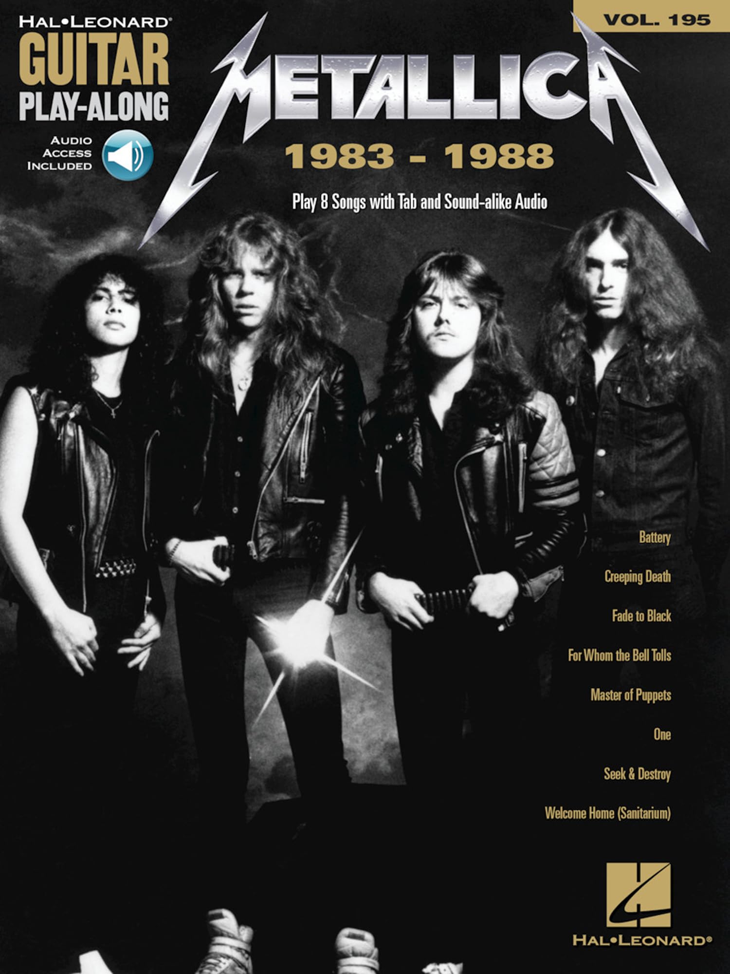 Metallica: 1983-1988 – Guitar Play-Along Volume 195 | Tablature Songbook with Online Audio | Play Iconic Metallica Songs with Backing Tracks | Includes Master of Puppets, One and More