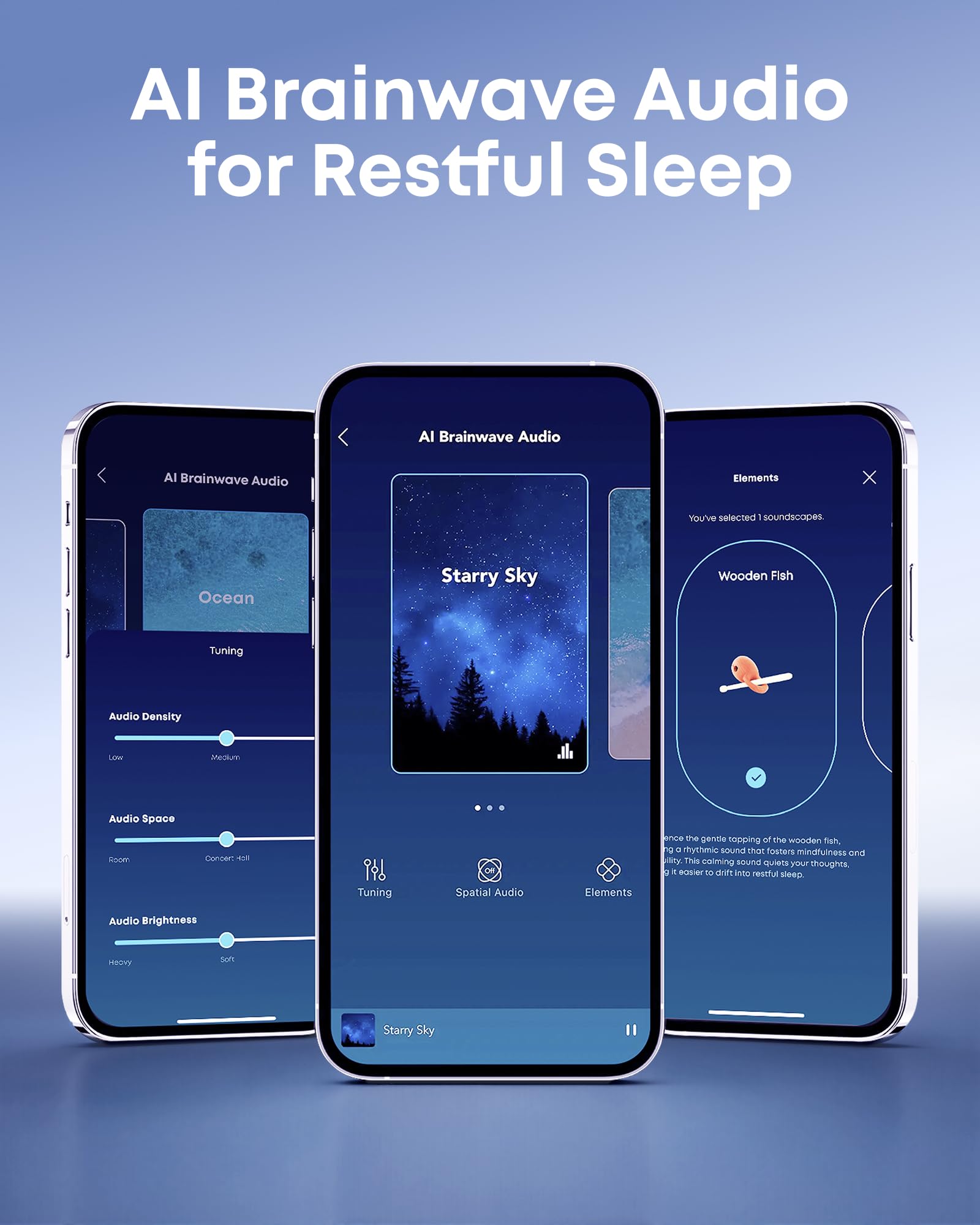 soundcore Sleep A30 by Anker Sleep Earbuds, Smart Active Noise Cancelling Sleep Headphones, Adaptive Snore-Masking System, Ultra-Comfort for Side Sleepers, 45H Playtime