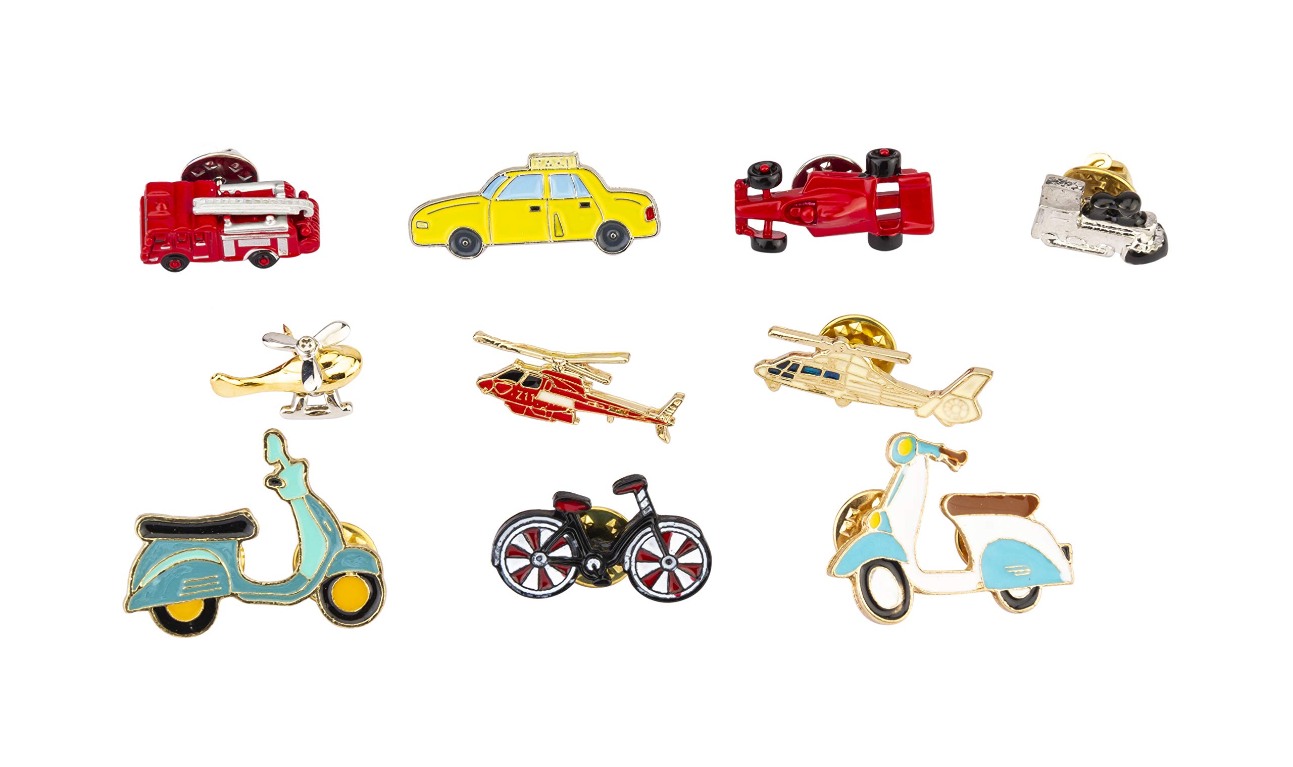 Brooch Lapel Pin for Men 10 Pieces Cute Enamel Lapel Pin Set Cartoon Brooch Pin Badges Brooch Pins for Decoration Clothing Bags Jackets Accessory