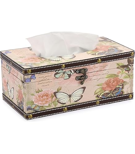 Bits and Pieces - Unique Decorative Tissue Box Cover - Stone Face