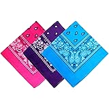 Novelty Bandanas Paisley Cotton Bandanas Single Pack