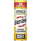 Easy-Off Professional Oven &amp; Grill Cleaner, Removes Tough Burnt on Food and Grease, Lemon Scent, 24 Oz Can