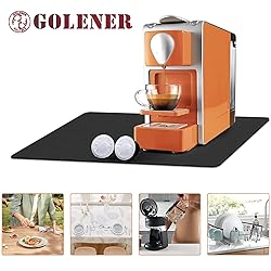 Coffee Maker Mat for Countertops - Dish Drying
