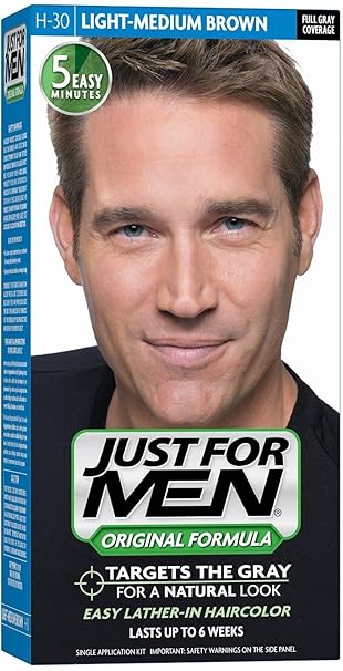 Amazon Com Just For Men Hair Color Light Medium Brown H30 1 Each