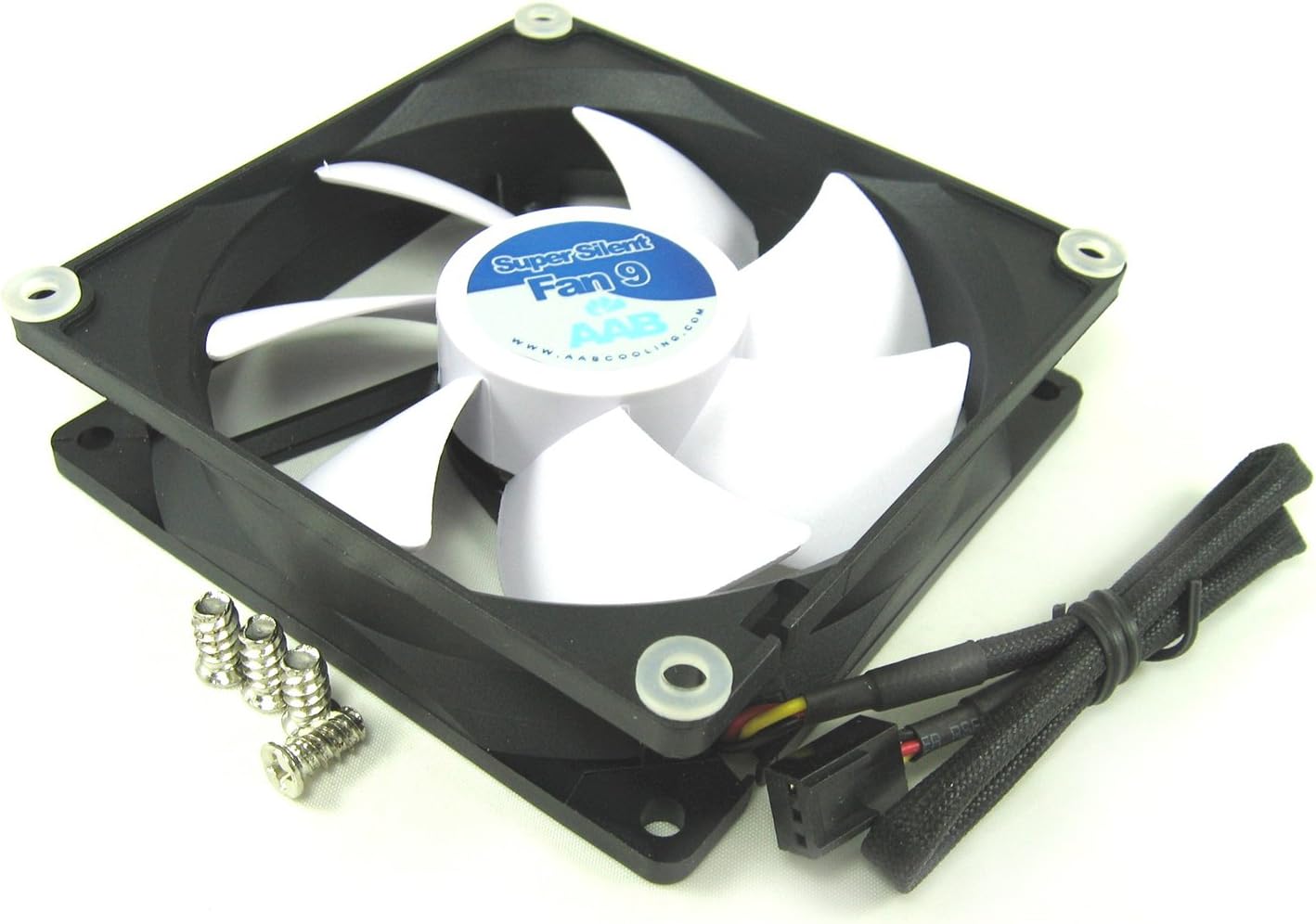 AABCOOLING Super Silent 92mm Fan - Efficient CPU Cooling With 4 Anti-vibration Pads, 12V, 13.6 dB(A), 34 CFM, 1400 RPM - Image 5