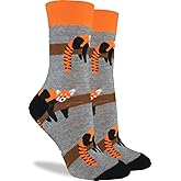 Cows in a Field Cotton Crew Socks by Good Luck Sock