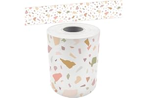 Teacher Created Resources Terrazzo Tones Straight Rolled Border Trim