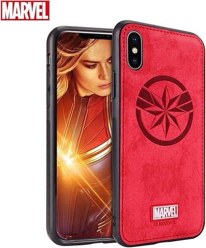 Amazon Tinplanet マーベル アベンジャーズ エンドゲーム Iphone Xs ケース Iphone Xケース キャプテンマーベル レッド ケース カバー 通販