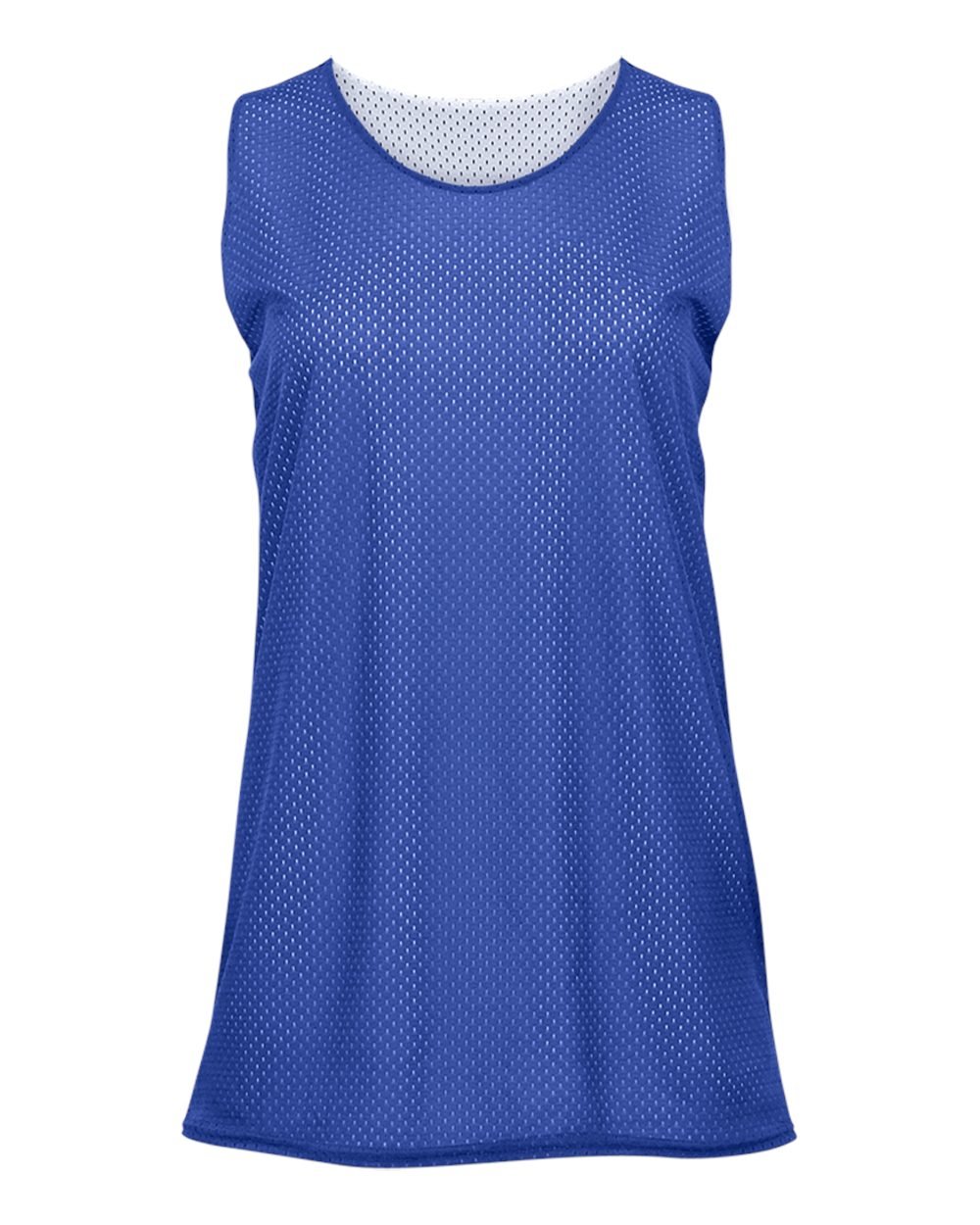 Photo 1 of Badger Sport Royal Blue/White Ladies Large Reversible Mesh Tank Top Jersey Uniform