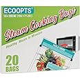 20×Steam Cooking Bags Microwave Steamer Bags for Vegetables,Potatoes and Meat (1)