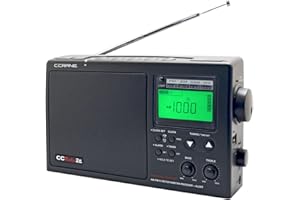 C.CRANE C. Crane CCRadio-2E Enhanced Portable AM FM Weather and 2-Meter Ham Band (Black) CC2BE