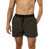 AINIKO Men's Swim Trunks Quick Dry Bathing Suit Board Beach Shorts with Mesh Lining and Pockets Swimwear